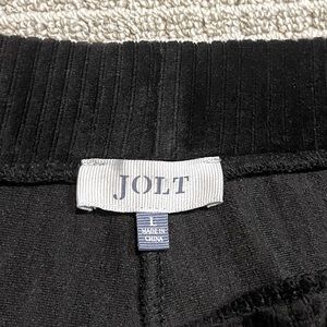 Jolt Black velour pant